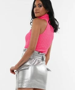 Why Dress COLD SHOULDER SLEEVELESS TURTLENECK BODYSUIT 23 Why Dress COLD SHOULDER SLEEVELESS TURTLENECK BODYSUIT