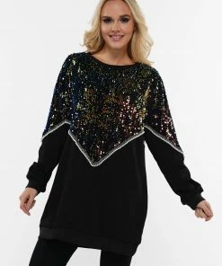 Why Dress SHINE BRIGHT SEQUIN SWEATER KNITS 17 Why Dress SHINE BRIGHT SEQUIN SWEATER KNITS