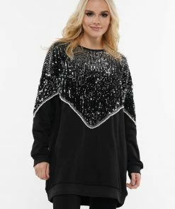 Why Dress SHINE BRIGHT SEQUIN SWEATER KNITS 14 Why Dress SHINE BRIGHT SEQUIN SWEATER KNITS