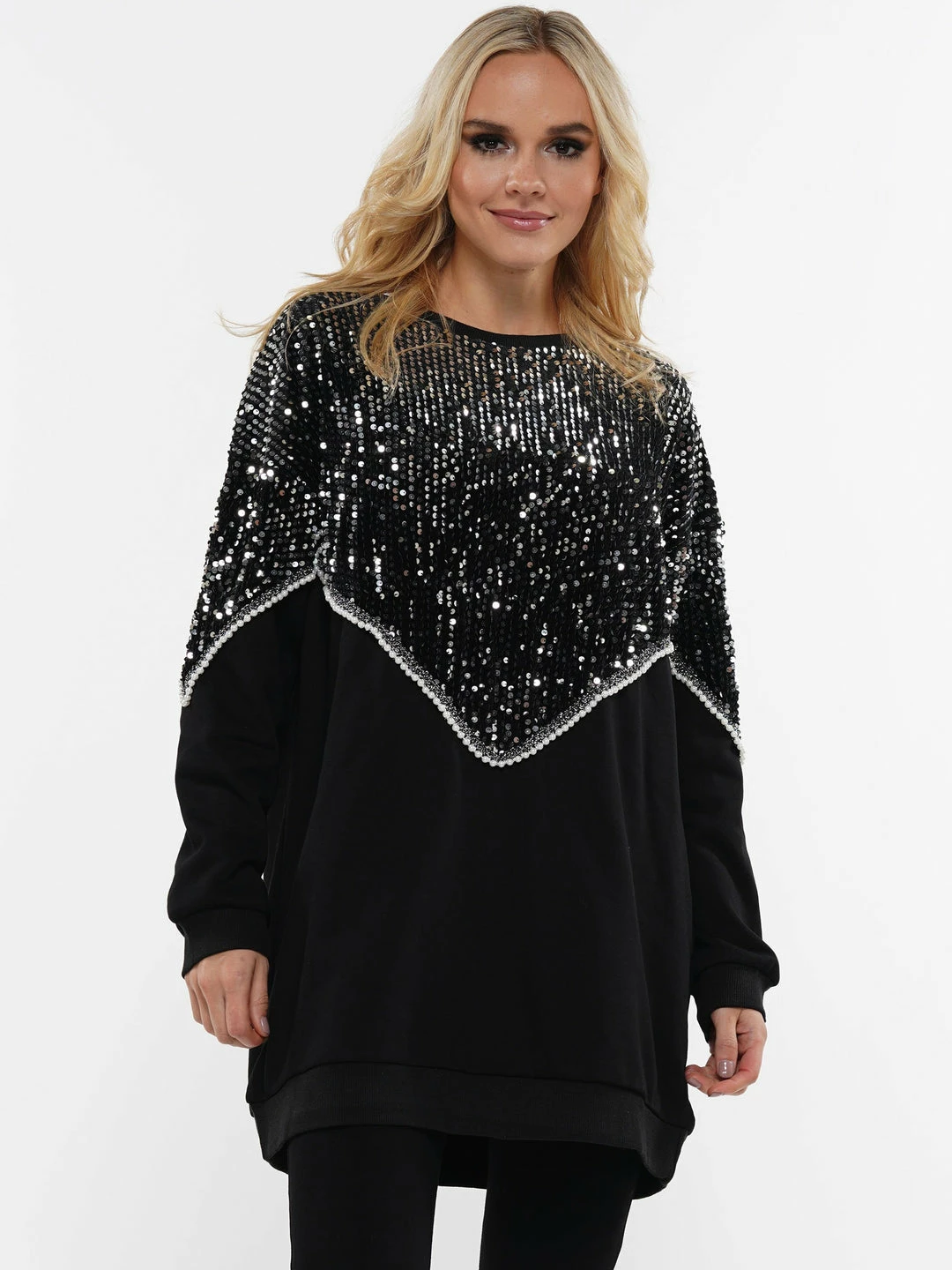 Why Dress SHINE BRIGHT SEQUIN SWEATER KNITS 3 Why Dress SHINE BRIGHT SEQUIN SWEATER KNITS