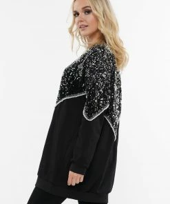 Why Dress SHINE BRIGHT SEQUIN SWEATER KNITS 15 Why Dress SHINE BRIGHT SEQUIN SWEATER KNITS