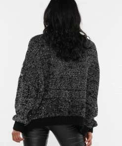 Why Dress SALT & PEPPER SEQUIN PEARL SWEATER 8 Why Dress SALT & PEPPER SEQUIN PEARL SWEATER