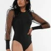 Why Dress BODYSUITS POLKA DOT SEE THROUGH LONG SLEEVE BODYSUIT 2 Why Dress BODYSUITS POLKA DOT SEE THROUGH LONG SLEEVE BODYSUIT