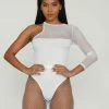Why Dress BODYSUITS SEE-THROUGH SHOULDER BODYSUIT 2 Why Dress BODYSUITS SEE-THROUGH SHOULDER BODYSUIT