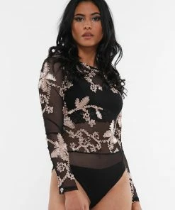 Why Dress EMBELLISHED BODYSUIT 15 Why Dress EMBELLISHED BODYSUIT