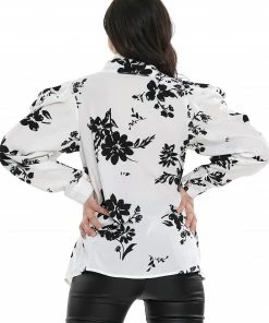 Why Dress Floral Silhouette Button Up TOPS 14 Why Dress Floral Silhouette Button Up TOPS