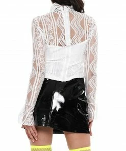 Why Dress Serene Lace Long Sleeve Blouse 8 Why Dress Serene Lace Long Sleeve Blouse