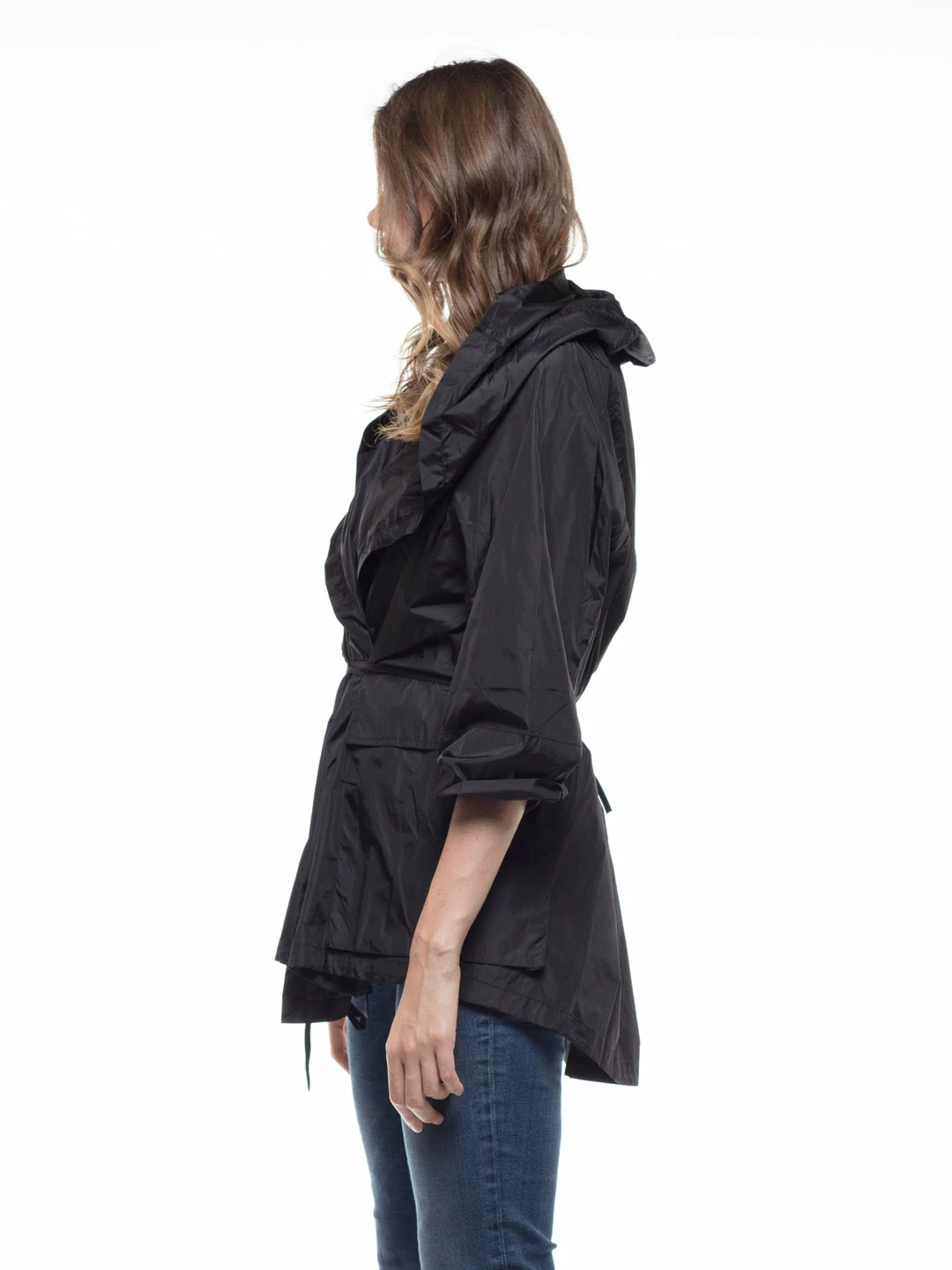 Why Dress WINDBREAKER POCKET DETAIL LONG JACKET 4 Why Dress WINDBREAKER POCKET DETAIL LONG JACKET