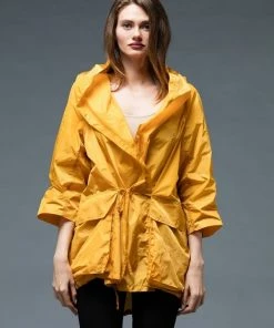 Why Dress WINDBREAKER POCKET DETAIL LONG JACKET 9 Why Dress WINDBREAKER POCKET DETAIL LONG JACKET