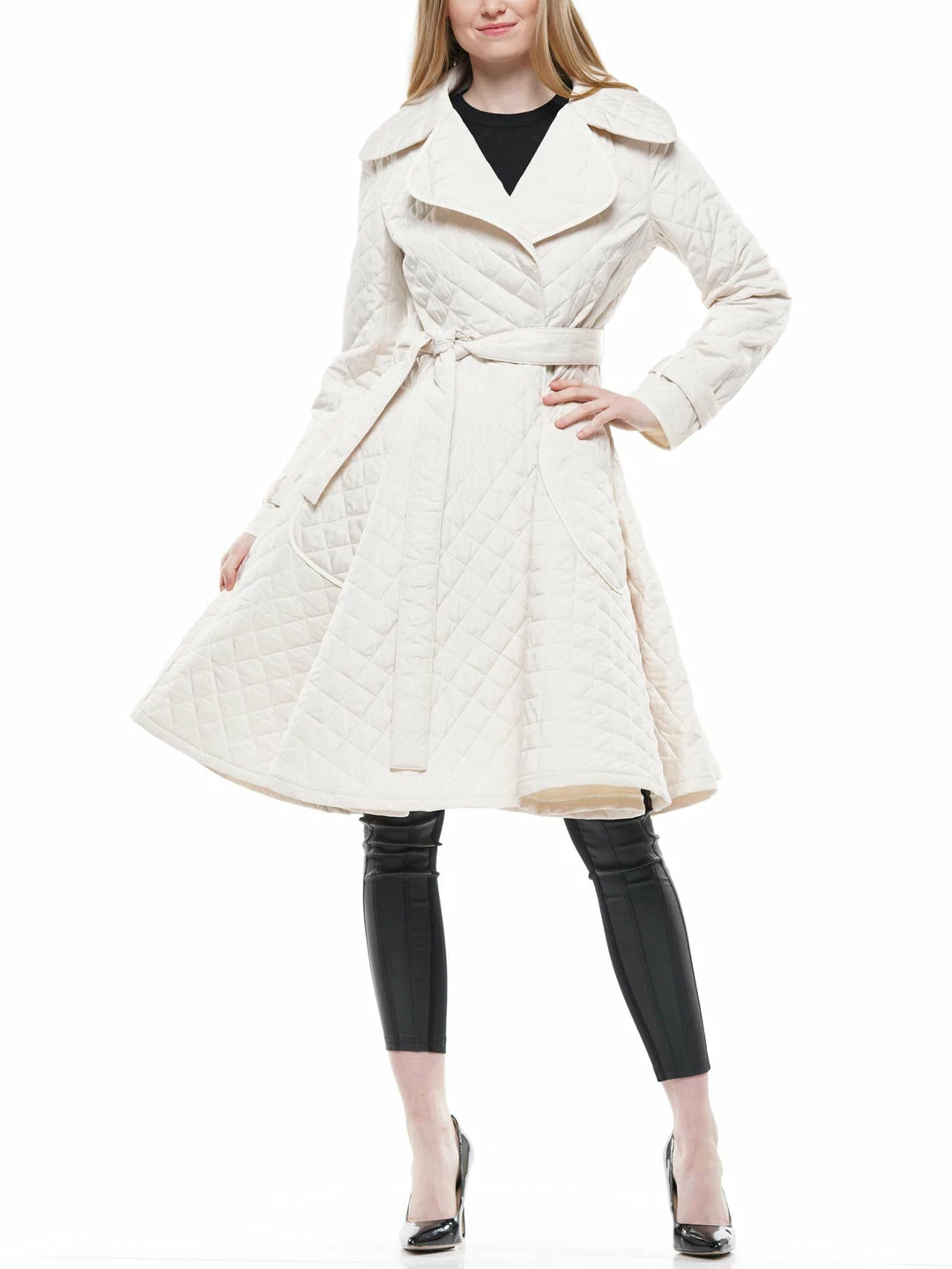 Why Dress Quilted Nylon Peplum Jacket 3 Why Dress Quilted Nylon Peplum Jacket