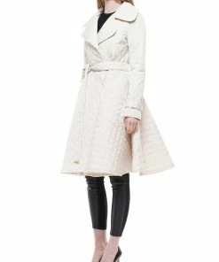 Why Dress Quilted Nylon Peplum Jacket