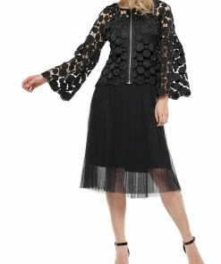 Why Dress OUTERWEAR Lace Zip-up Jacket 9 Why Dress OUTERWEAR Lace Zip-up Jacket