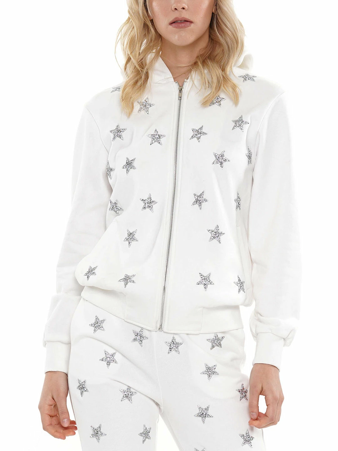 Why Dress Star Embellished Hoodie OUTERWEAR 3 Why Dress Star Embellished Hoodie OUTERWEAR