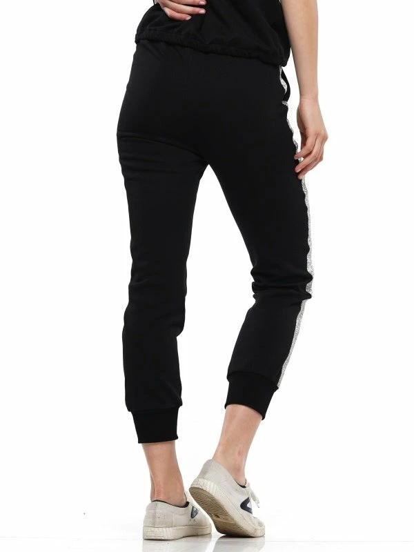 Why Dress BOTTOMS Joggers Featuring Heat Stone Trim 5 Why Dress BOTTOMS Joggers Featuring Heat Stone Trim