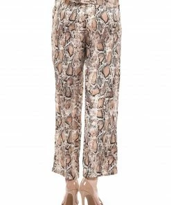 Why Dress BOTTOMS Animal Printing Wide-legged Pants