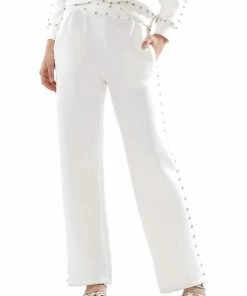 WHY DRESS Sales 13 Why Dress Gem Detailed Wide-legged Pants