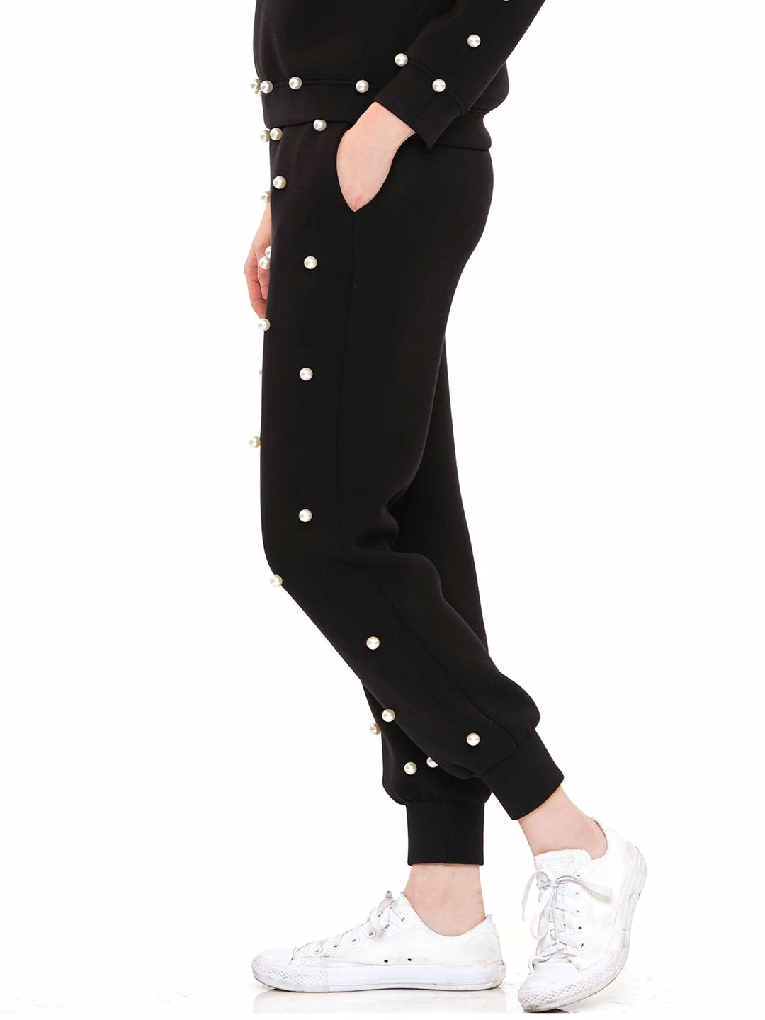 Why Dress Pearl Embellished Pants NEW ARRIVALS 4 Why Dress Pearl Embellished Pants NEW ARRIVALS