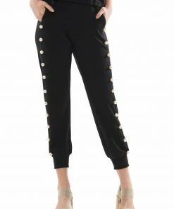 Why Dress Pearl Trim Jogger Pants NEW ARRIVALS