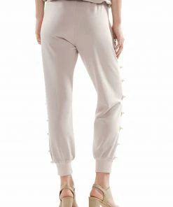 Why Dress Pearl Trim Jogger Pants NEW ARRIVALS