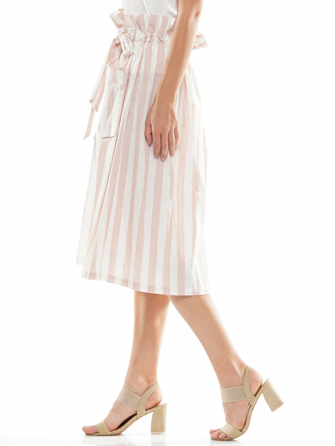 Why Dress SKIRTS Striped Pocket Midi Skirt 4 Why Dress SKIRTS Striped Pocket Midi Skirt