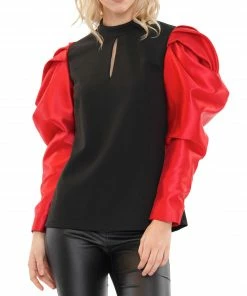 Why Dress Puff Sleeve Top TOPS