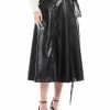 Why Dress Faux Leather Belt Skirt SKIRTS 1 Why Dress Faux Leather Belt Skirt SKIRTS
