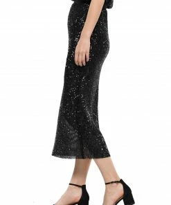 Why Dress SKIRTS Sequin Midi Pencil Skirt 14 Why Dress SKIRTS Sequin Midi Pencil Skirt