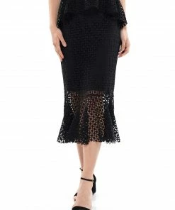 Why Dress Body Skimming Mermaid Hem Midi Skirt