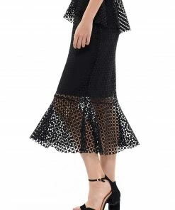 Why Dress Body Skimming Mermaid Hem Midi Skirt