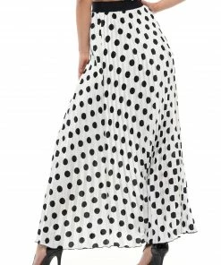 Why Dress Polka Dot Pleated Maxi Skirt 7 Why Dress Polka Dot Pleated Maxi Skirt