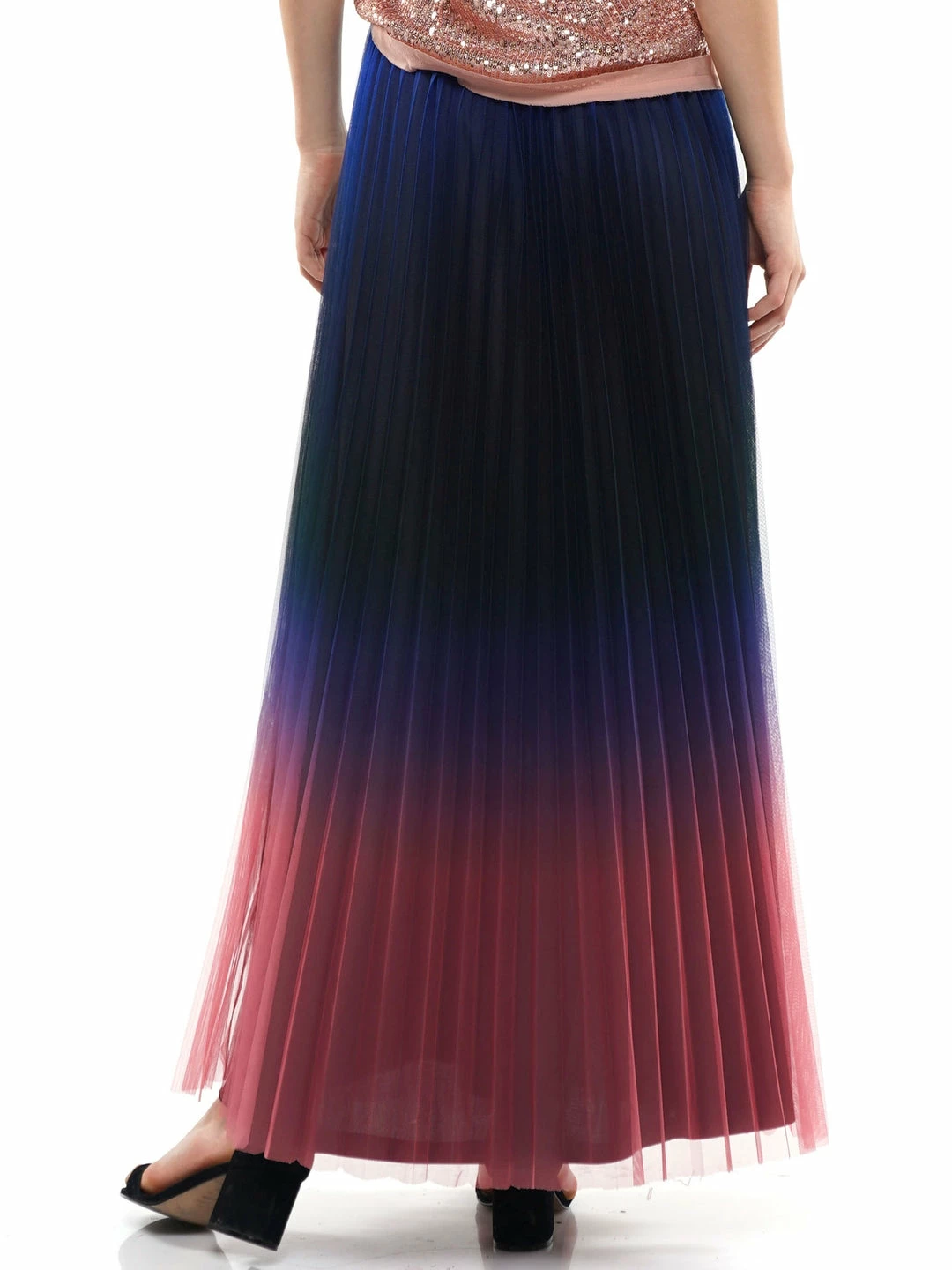 Why Dress SKIRTS Ombre Pleated Maxi Skirt 5 Why Dress SKIRTS Ombre Pleated Maxi Skirt