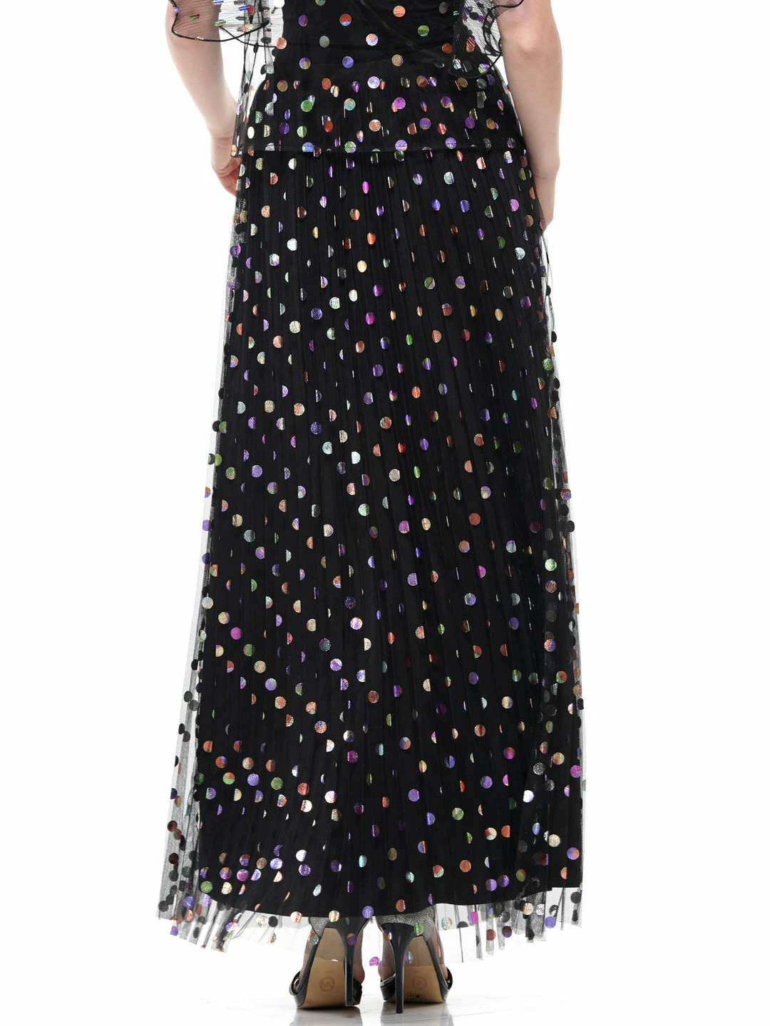 Why Dress Foil Print Pleated Maxi Skirt 5 Why Dress Foil Print Pleated Maxi Skirt