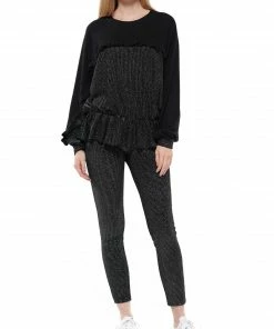 Why Dress Dolman Sleeve Ruffle Sweater