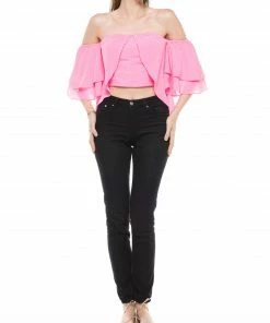 Why Dress BLOUSES Off-shoulder High-low Top 13 Why Dress BLOUSES Off-shoulder High-low Top