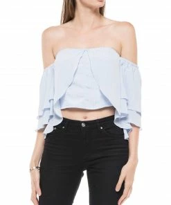 Why Dress BLOUSES Off-shoulder High-low Top 14 Why Dress BLOUSES Off-shoulder High-low Top