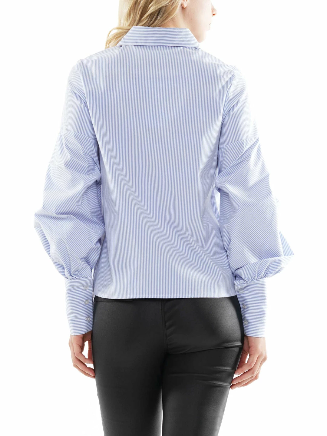 Why Dress Bishop Sleeve Stripe Cotton Shirt Top NEW ARRIVALS 5 Why Dress Bishop Sleeve Stripe Cotton Shirt Top NEW ARRIVALS