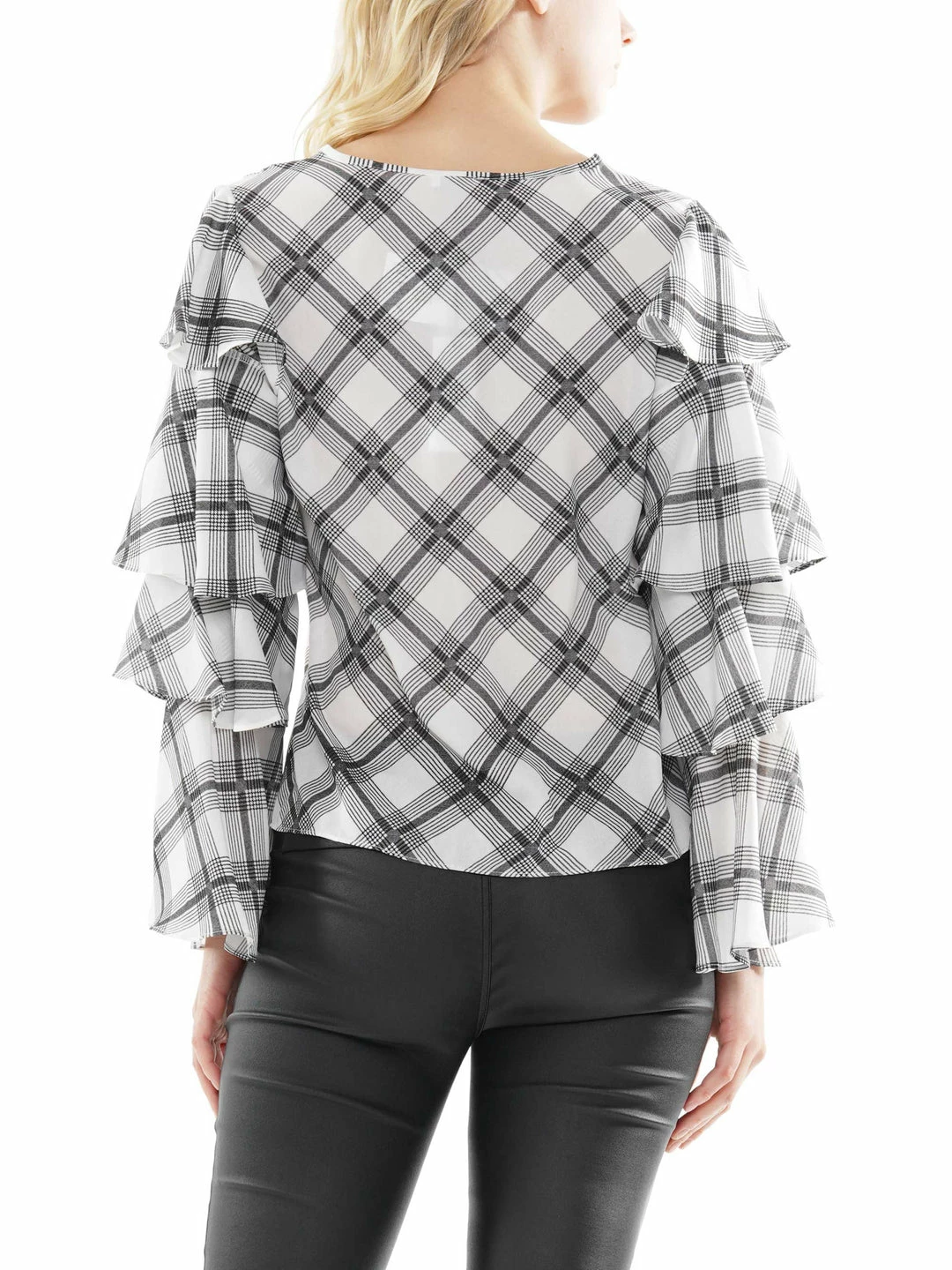 Why Dress Layered Sleeve Printed Blouse 5 Why Dress Layered Sleeve Printed Blouse