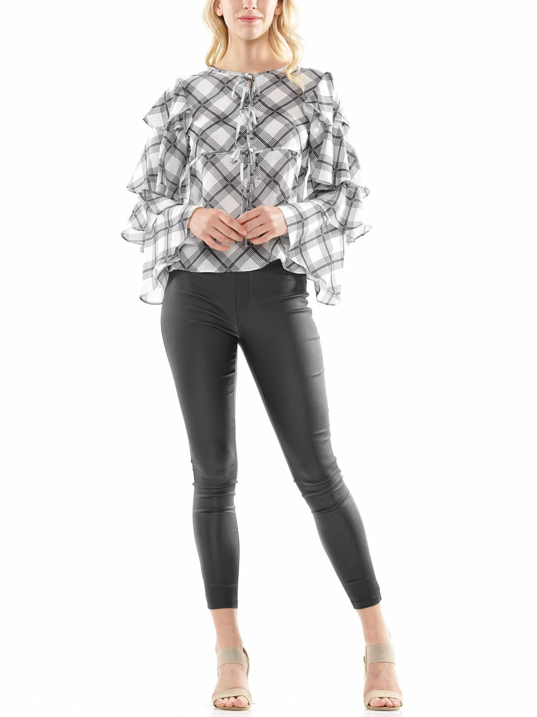 Why Dress Layered Sleeve Printed Blouse 6 Why Dress Layered Sleeve Printed Blouse