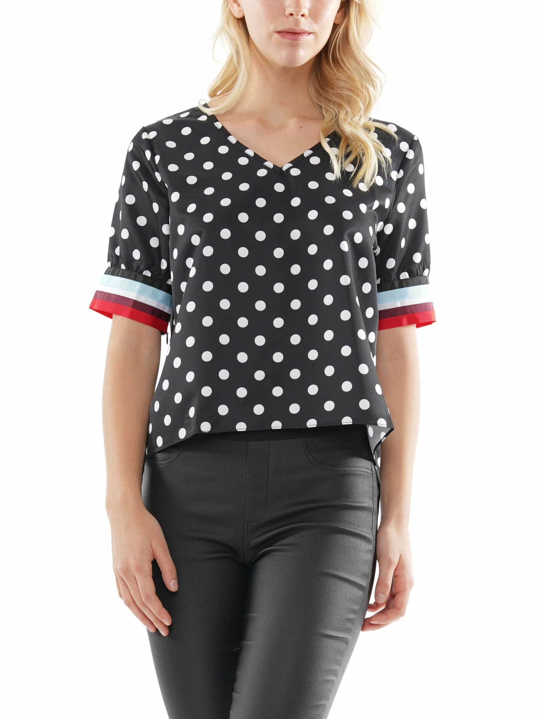 Why Dress Polka Dot V-neck Top NEW ARRIVALS 11 Why Dress Polka Dot V-neck Top NEW ARRIVALS