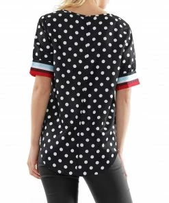 Why Dress Polka Dot V-neck Top NEW ARRIVALS 24 Why Dress Polka Dot V-neck Top NEW ARRIVALS