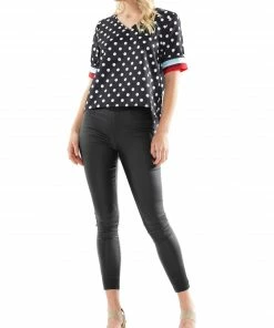 Why Dress Polka Dot V-neck Top NEW ARRIVALS 25 Why Dress Polka Dot V-neck Top NEW ARRIVALS