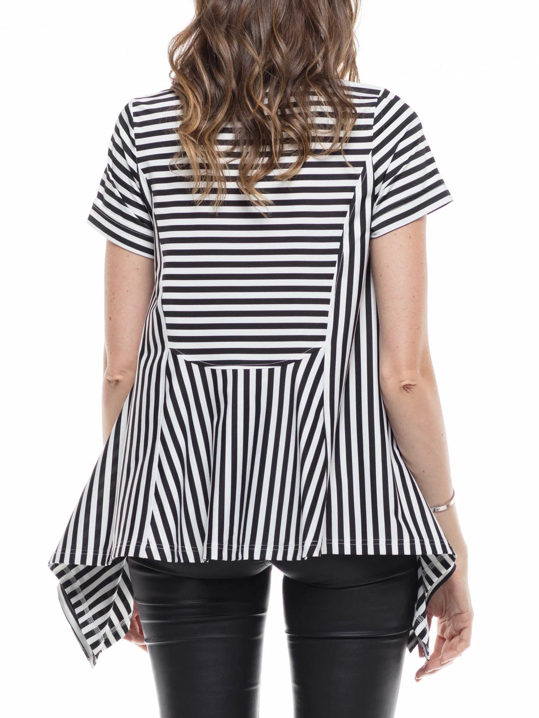 Why Dress High-low Cross Striped Top 5 Why Dress High-low Cross Striped Top