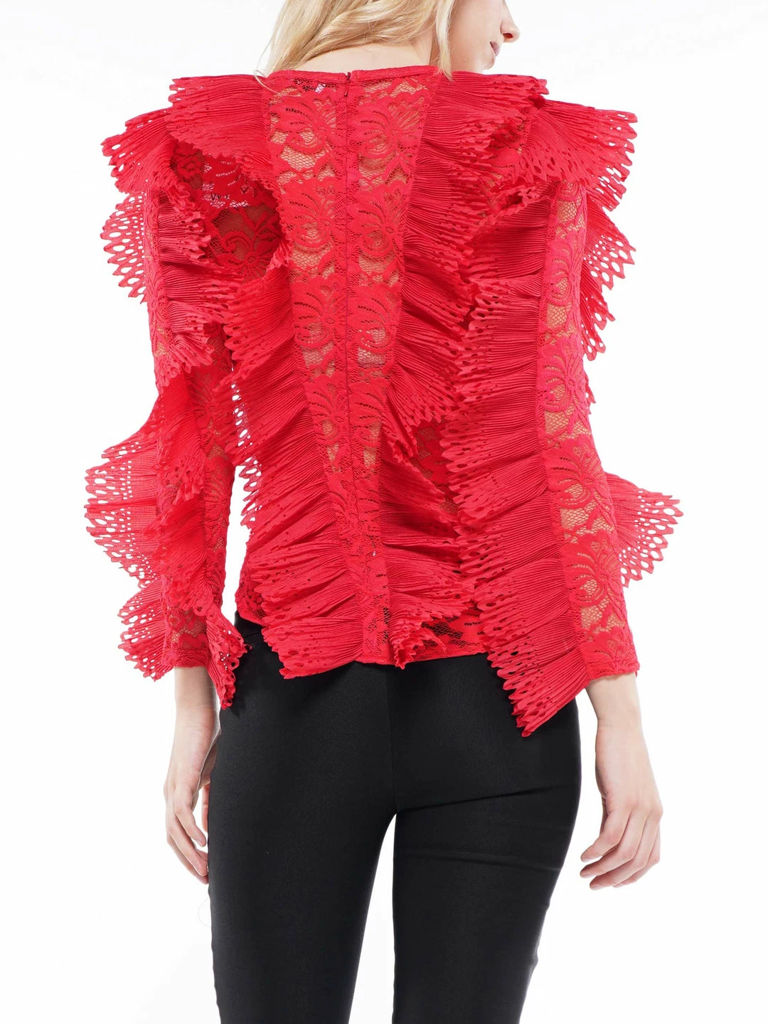 Why Dress BEST SELLER Lace Ruffle Detail Blouse Top 9 Why Dress BEST SELLER Lace Ruffle Detail Blouse Top