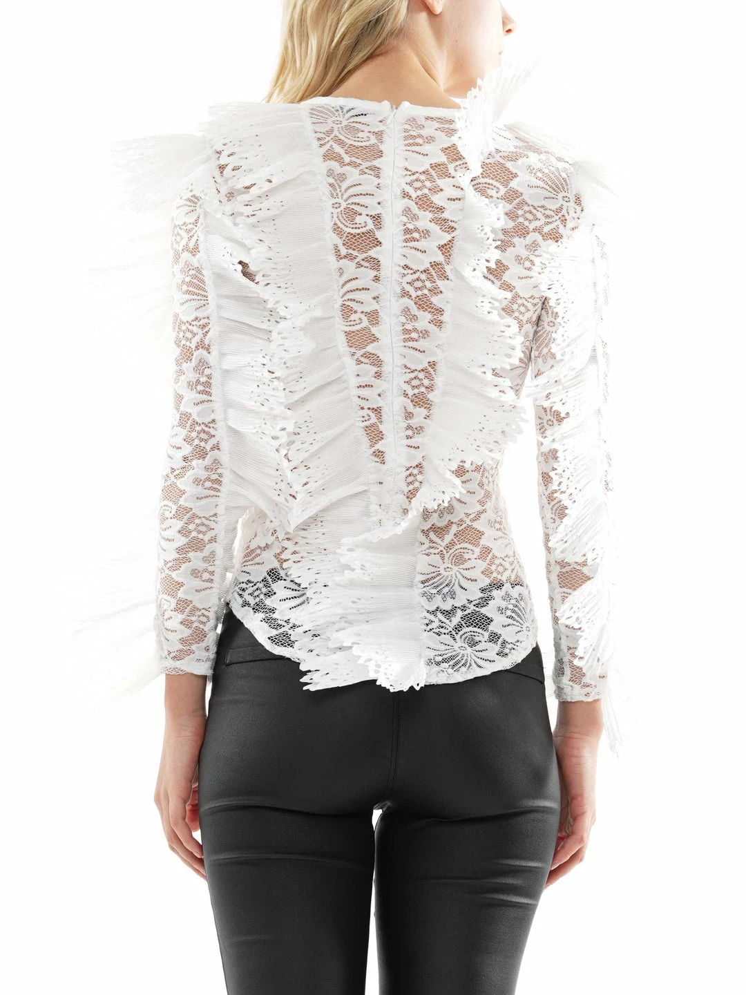 Why Dress BEST SELLER Lace Ruffle Detail Blouse Top 12 Why Dress BEST SELLER Lace Ruffle Detail Blouse Top