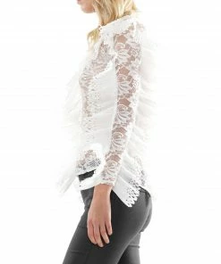 Why Dress BEST SELLER Lace Ruffle Detail Blouse Top 22 Why Dress BEST SELLER Lace Ruffle Detail Blouse Top