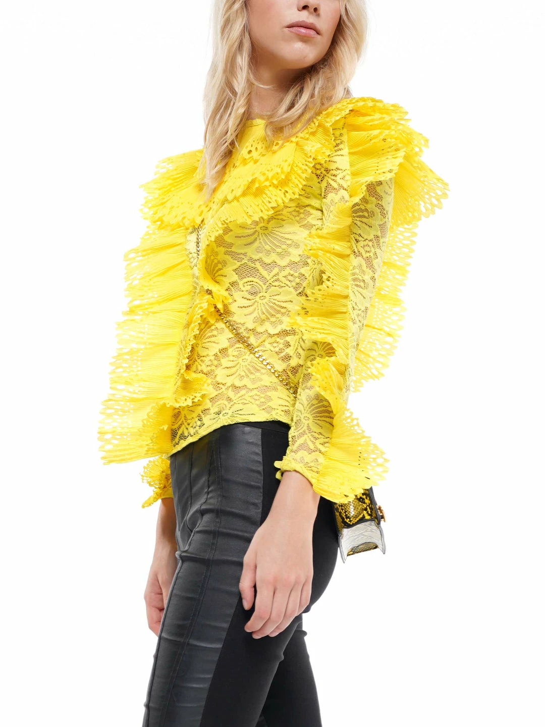 Why Dress BEST SELLER Lace Ruffle Detail Blouse Top 4 Why Dress BEST SELLER Lace Ruffle Detail Blouse Top