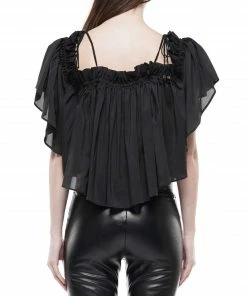 Why Dress Off-shoulder Shirred Top TOPS 12 Why Dress Off-shoulder Shirred Top TOPS