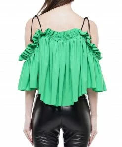 Why Dress Off-shoulder Shirred Top TOPS 16 Why Dress Off-shoulder Shirred Top TOPS