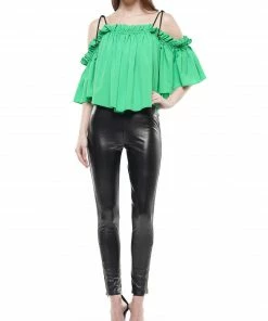 Why Dress Off-shoulder Shirred Top TOPS 17 Why Dress Off-shoulder Shirred Top TOPS