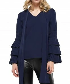 Why Dress Tie Neck And Pleated Sleeve Top BEST SELLER 22 Why Dress Tie Neck And Pleated Sleeve Top BEST SELLER